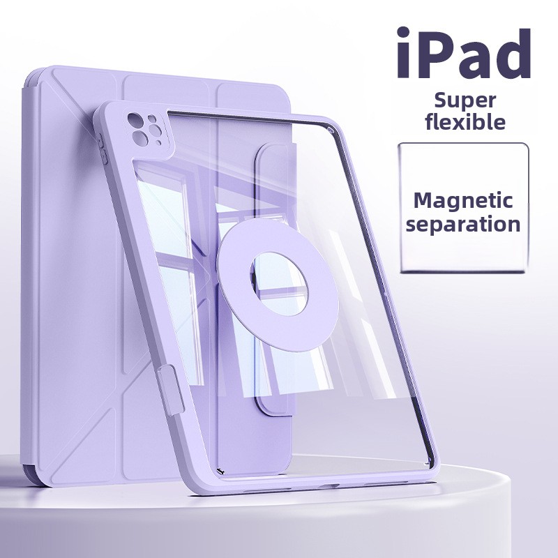 Ipad Cover Folio - Funda Magnética Desmontable para iPad 7/8/9
