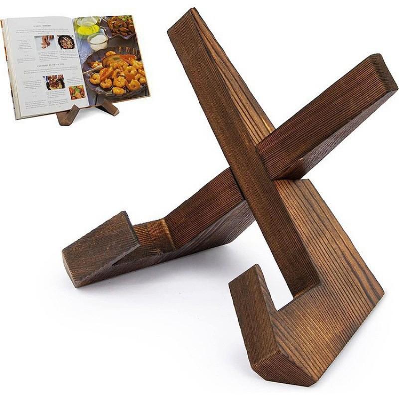 Tablet Accessories For Reading - Soporte de Madera para Documentos con