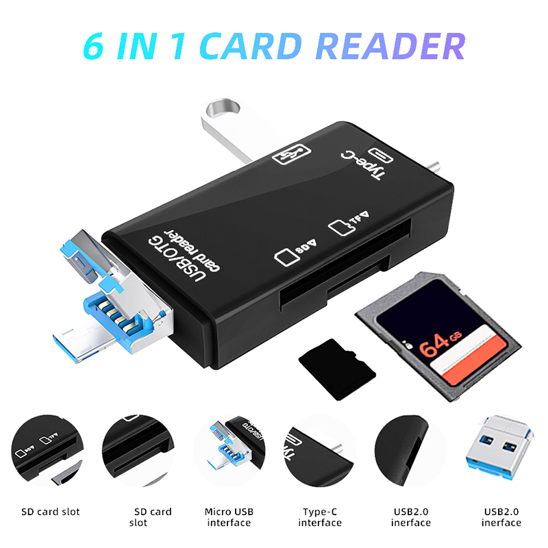 Tablet Accessories For Reading - Lector de tarjetas USB tipo C