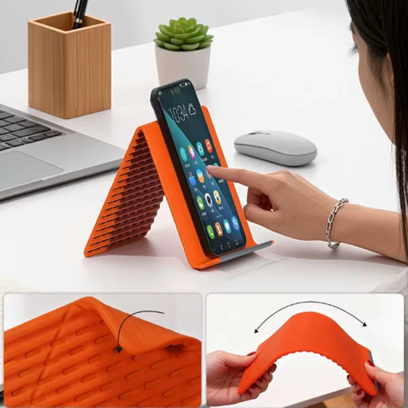 Useful Tablet Accessories - Soporte de silicona plegable y flexible