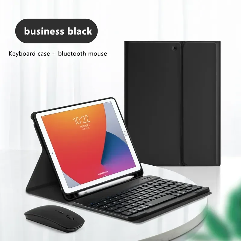Ipad Cover Folio - Funda colorida para teclado Bluetooth, funda