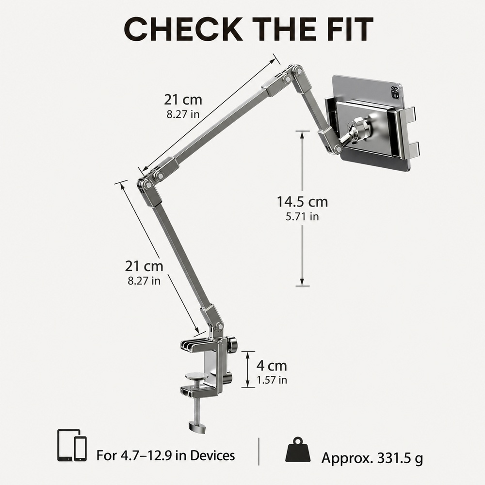 Soporte Ajustable para Teléfon - Useful Tablet Accessories reseña y precio