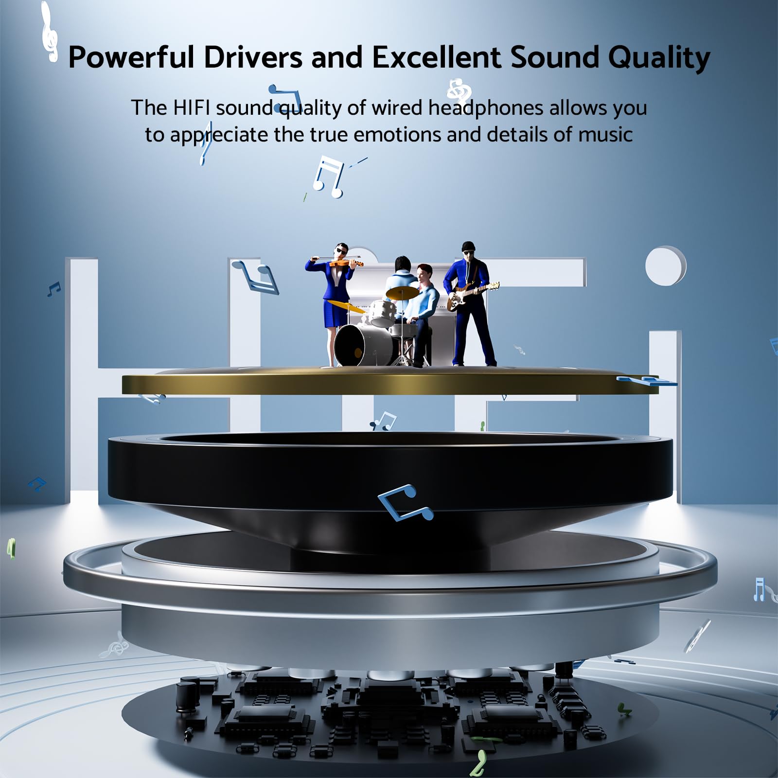 Auriculares envolventes HiFi,  - Iphone Tablet Accessories reseña y precio