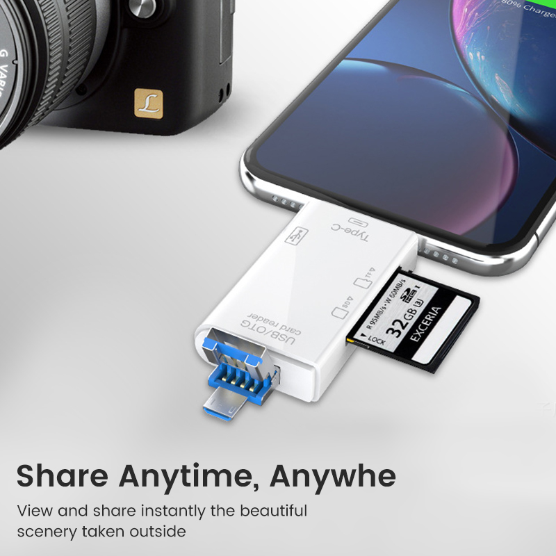 Lector de tarjetas USB tipo C  - Tablet Accessories For Reading reseña y precio