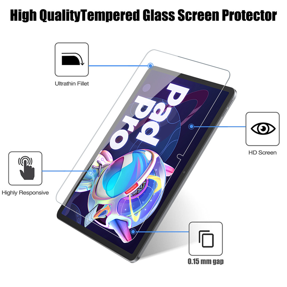 2 uds Protector de pantalla de - Lenovo Tablet Keyboard Accessories reseña y precio