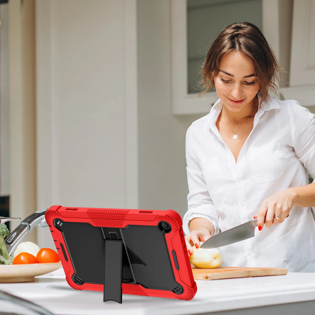 Funda con soporte de armadura  - Lenovo Tablet M11 Accessories reseña y precio