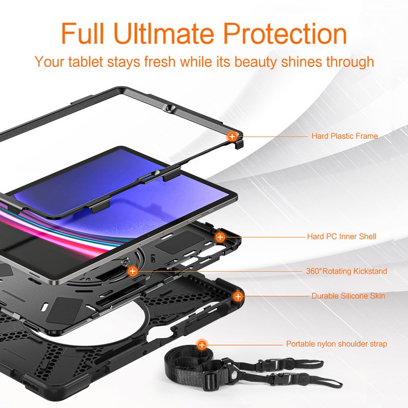Funda resistente a prueba de g - Samsung Tablet S9 Accessories reseña y precio