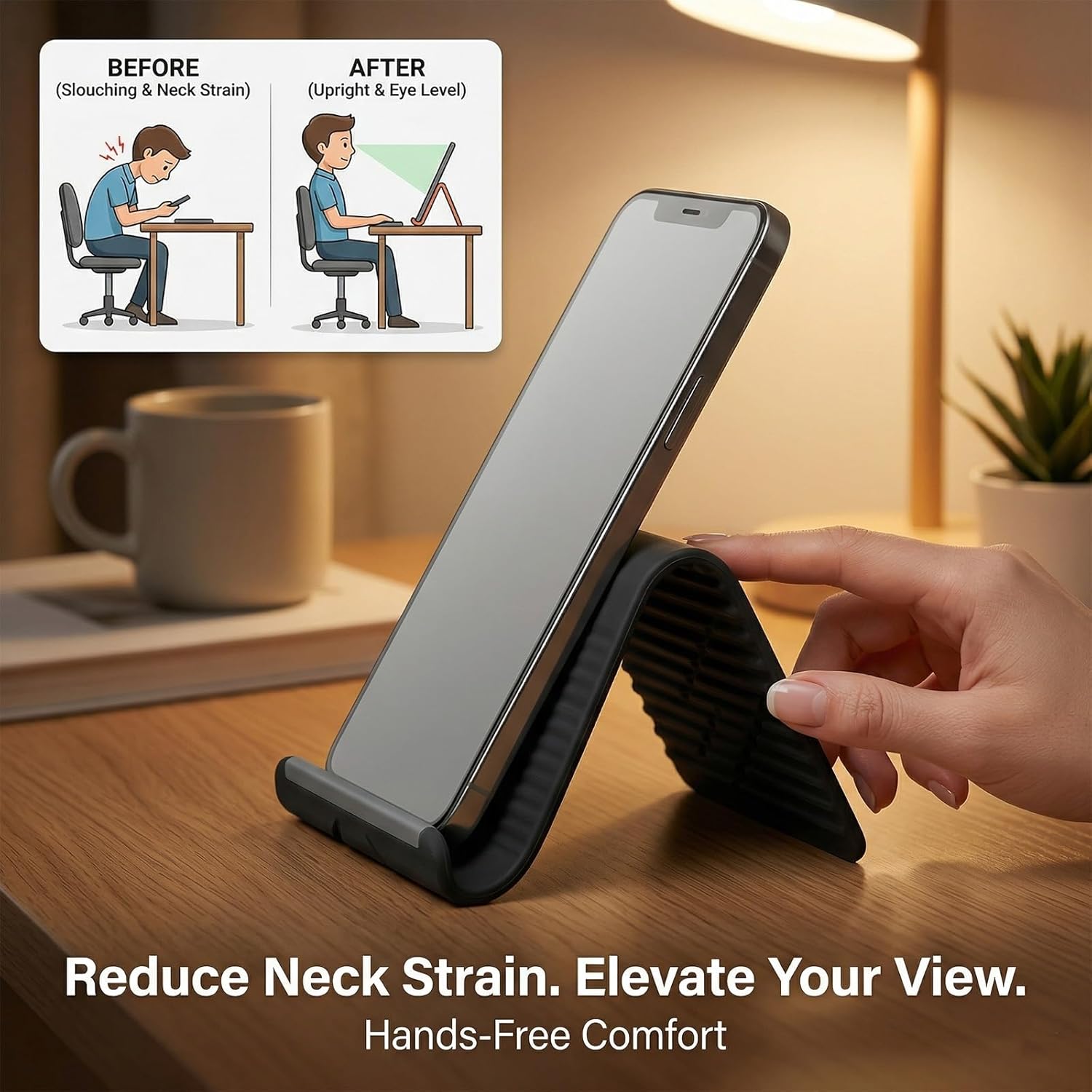 Soporte de silicona plegable y - Useful Tablet Accessories reseña y precio
