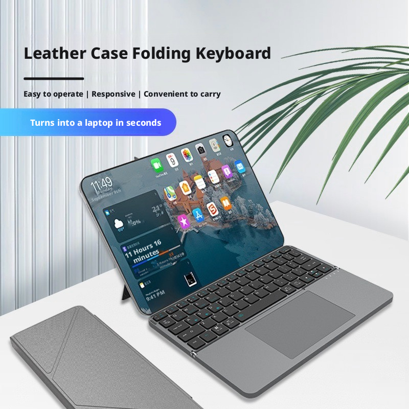 Teclado Inalámbrico Plegable B - Ipad Cover Folio reseña y precio