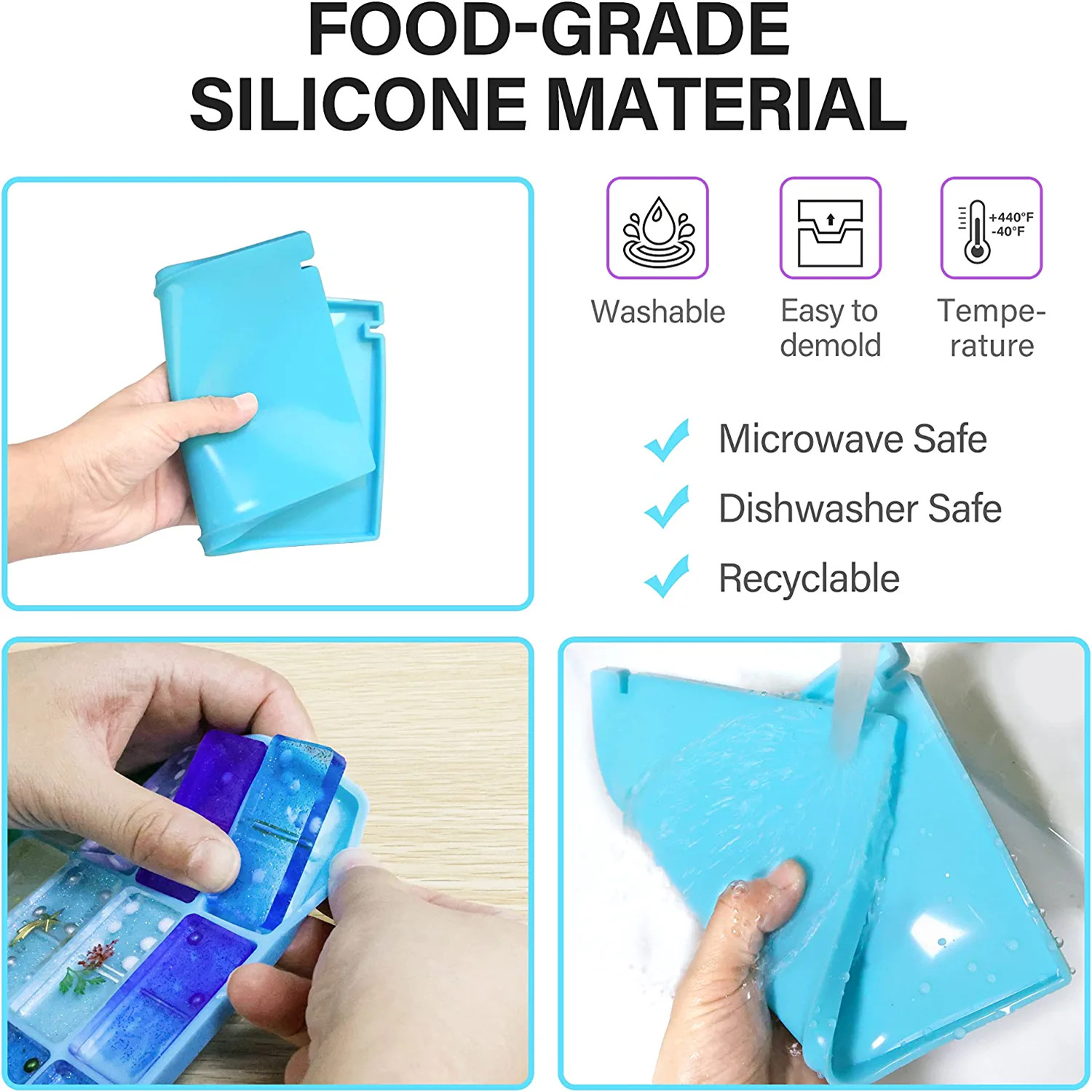 Moldes de dominó de resina epo - Tablet Accessories Kit reseña y precio