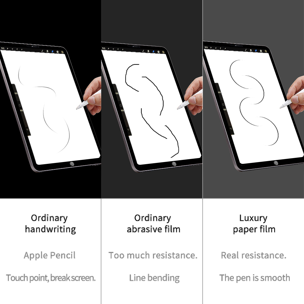 2 uds película de sensación de - Paper Feel Screen Film reseña y precio